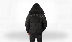 Trapstar Irongate Black Detatchable Hooded Puffer Jacket