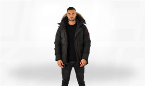 Canada Goose Emory Black Parka Jacket