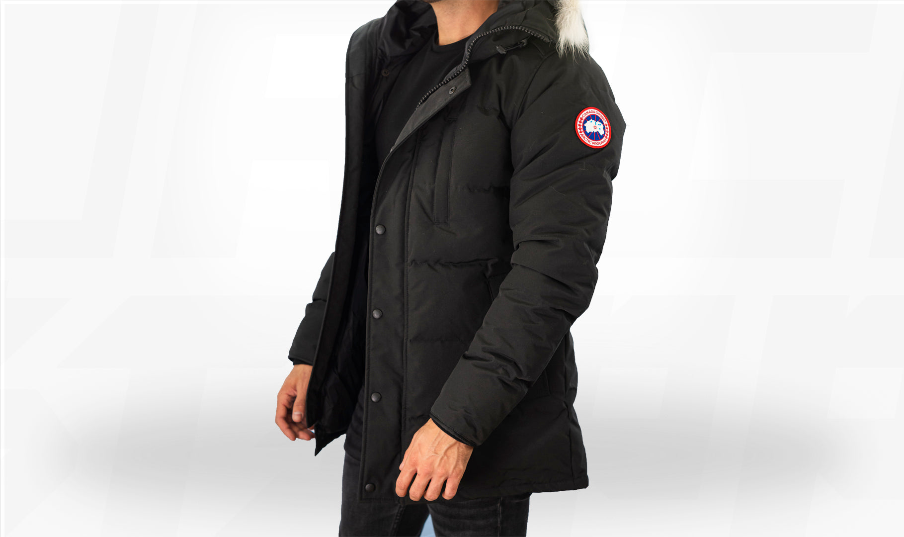 Canada Goose Emory Black Parka Jacket