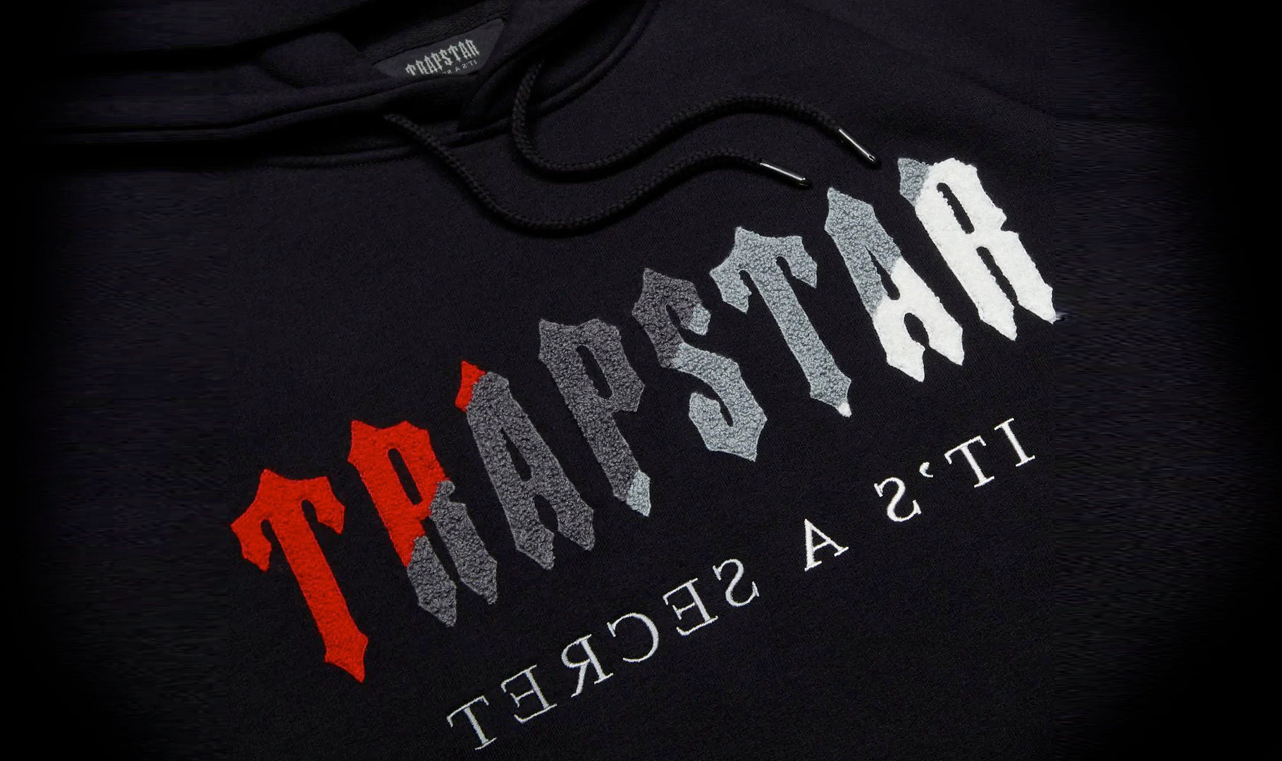 Trapstar Chenille Decoded Black Tracksuit