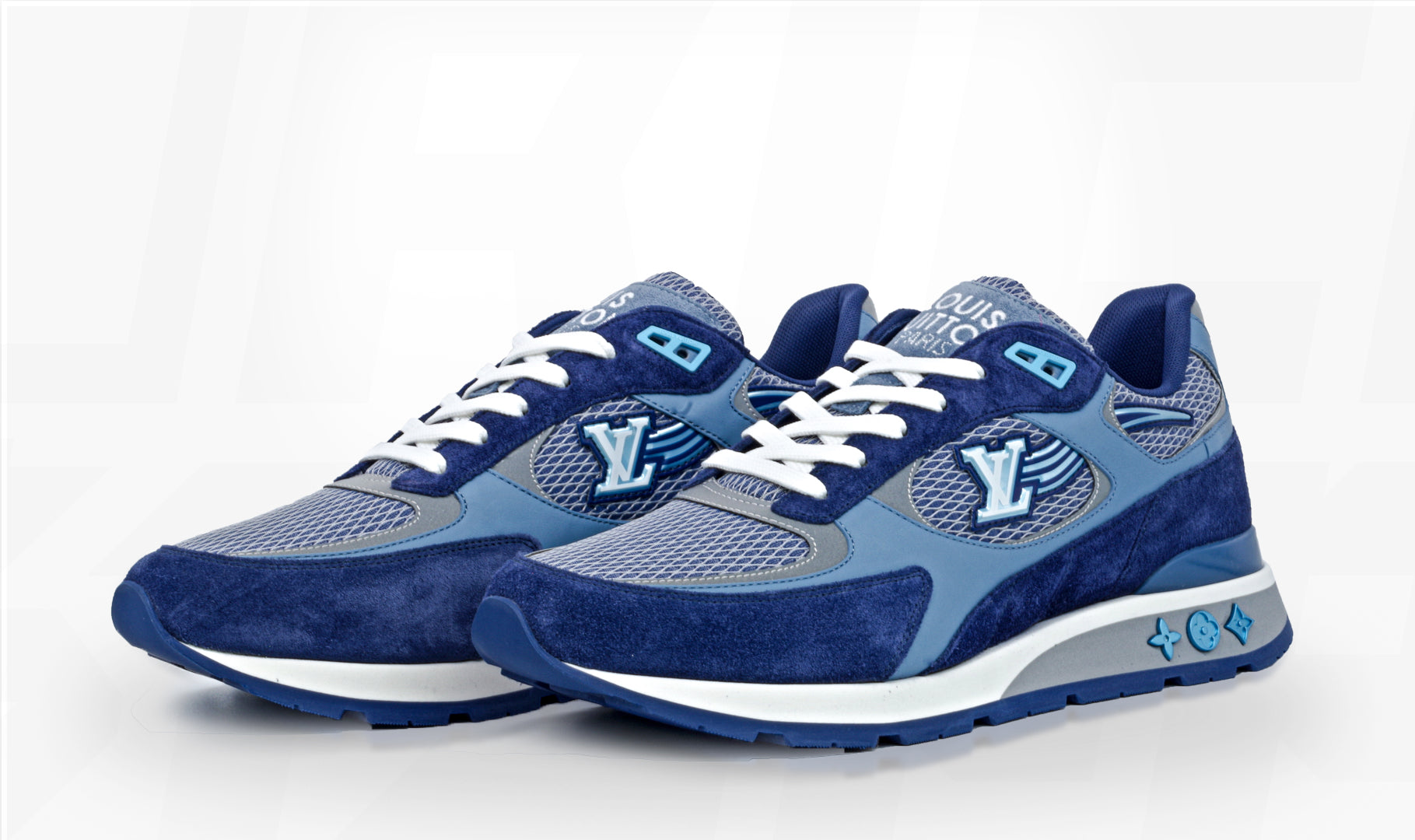 Louis Vuitton Lv Run Away Sports Shoes in Blue