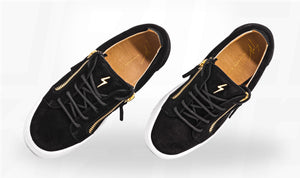 Giuseppe Zanotti Suede Low Top Sneakers