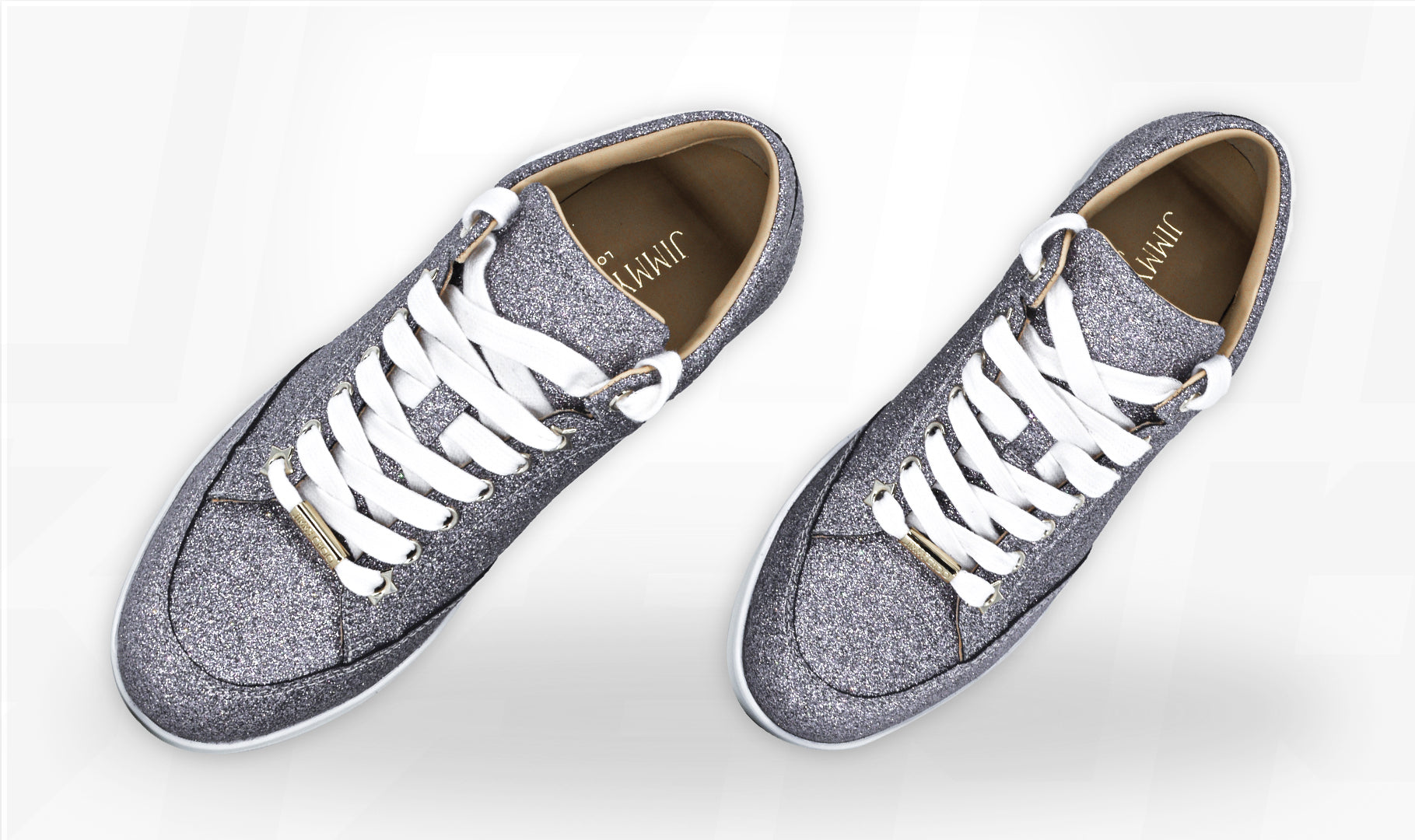 Jimmy Choo Fine Glitter Trainers