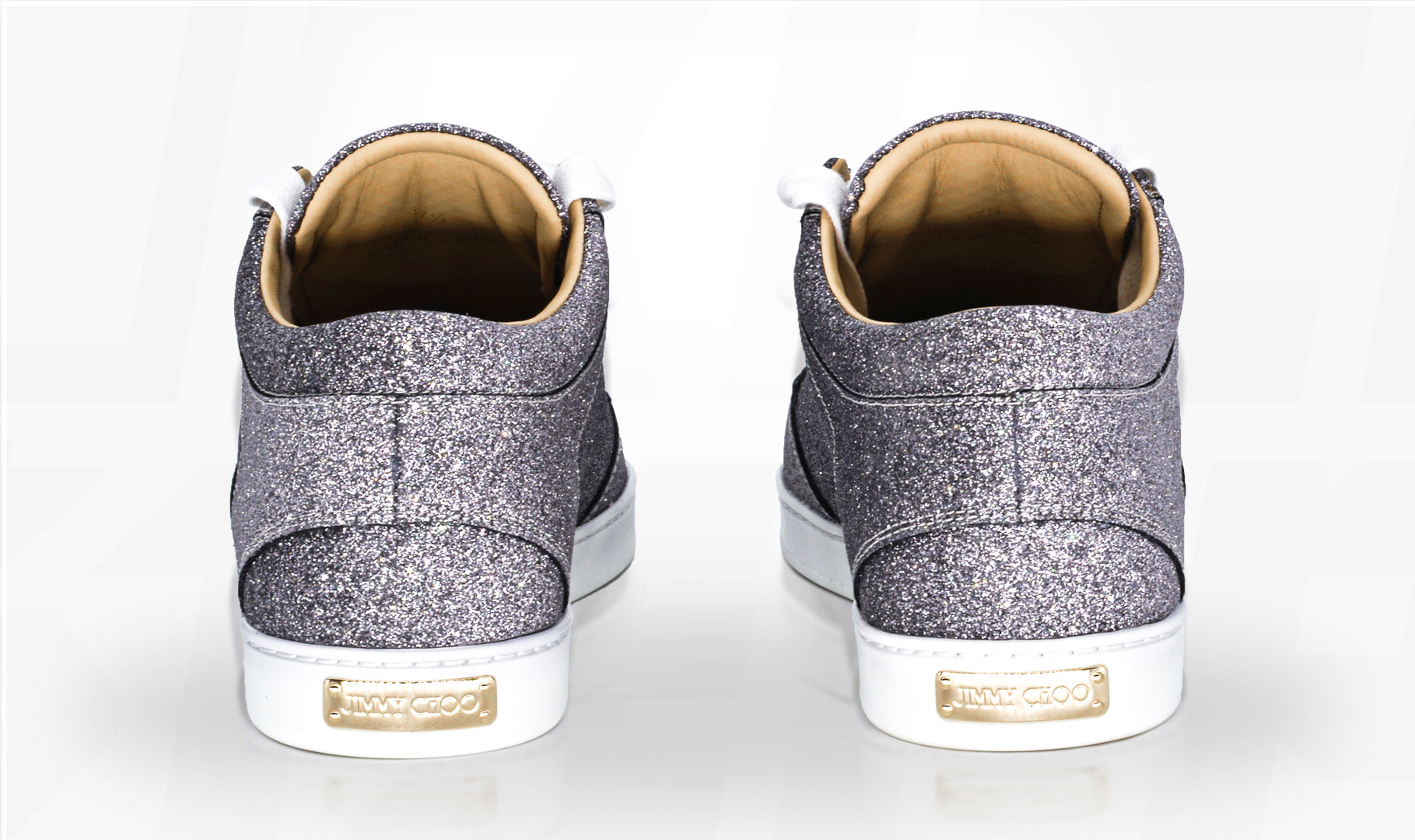 Jimmy Choo Fine Glitter Trainers