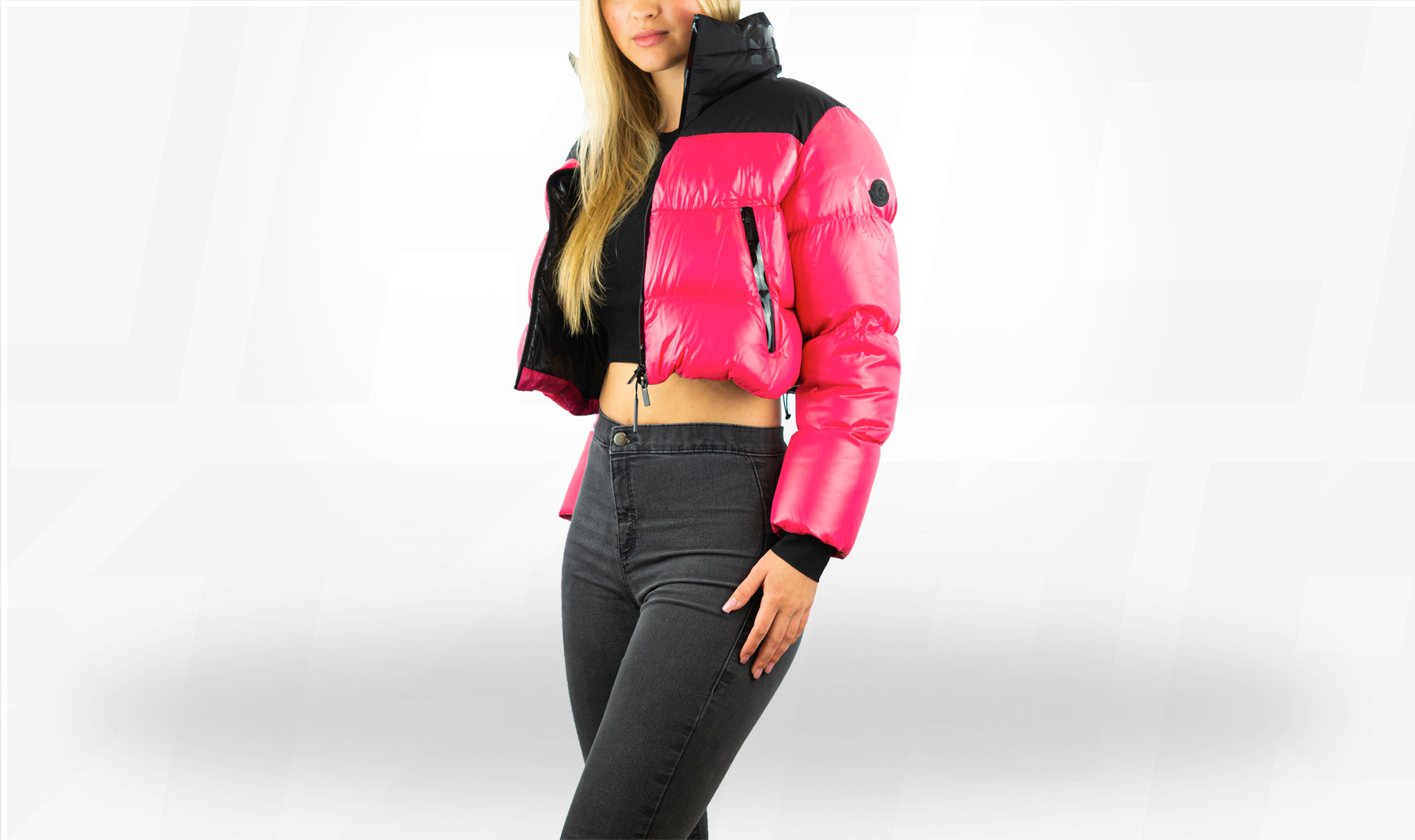 Moncler Jasione Cropped Down Jacket