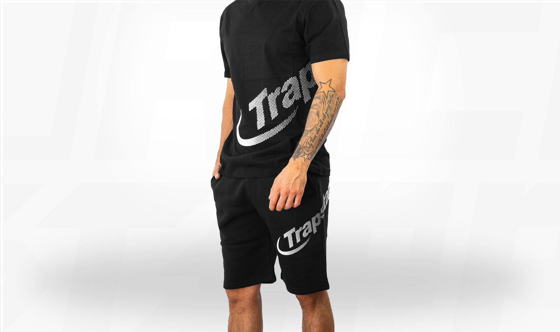 Trapstar Hyperdrive Logo Shorts Set
