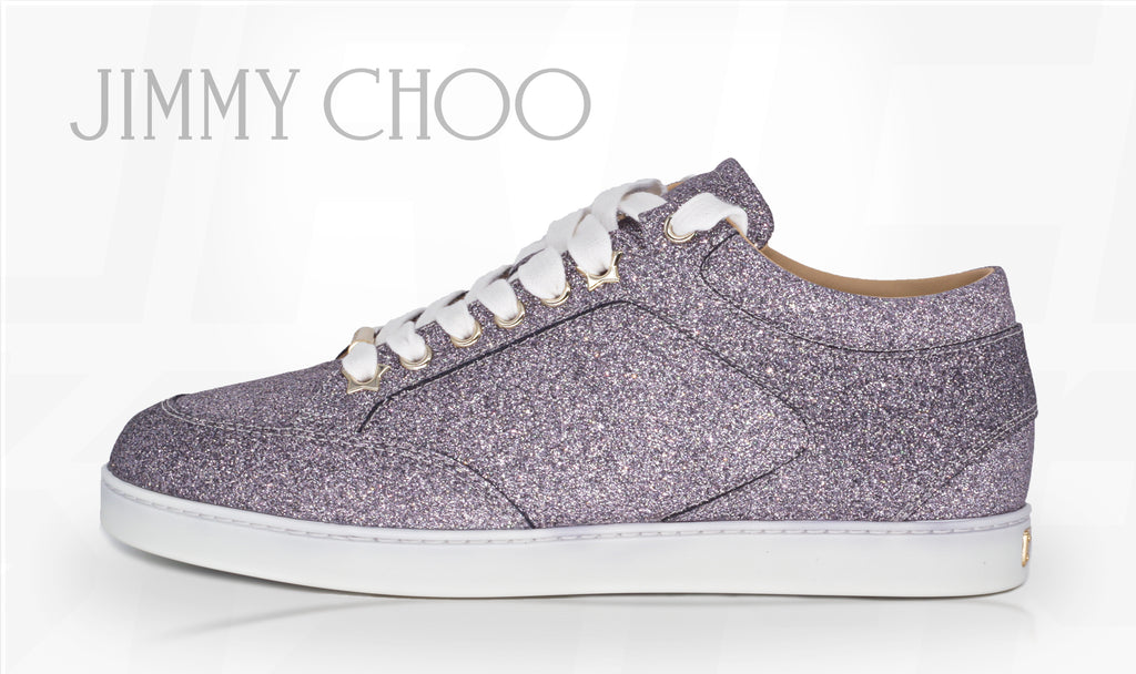 Jimmy Choo Fine Glitter Trainers